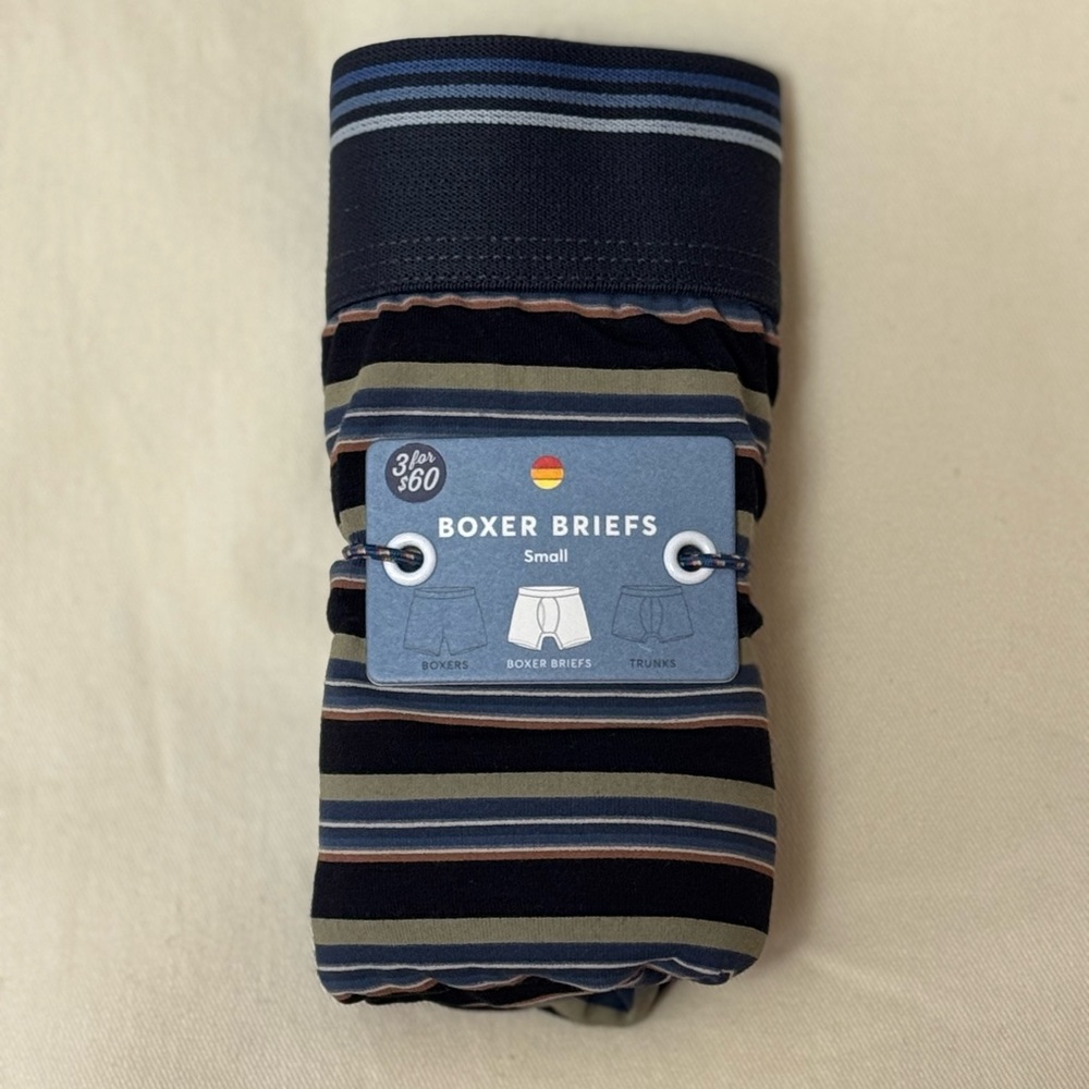 Marine Layer BOXER BRIEF Navy Stripe multi olive, navy, terracotta various sizes